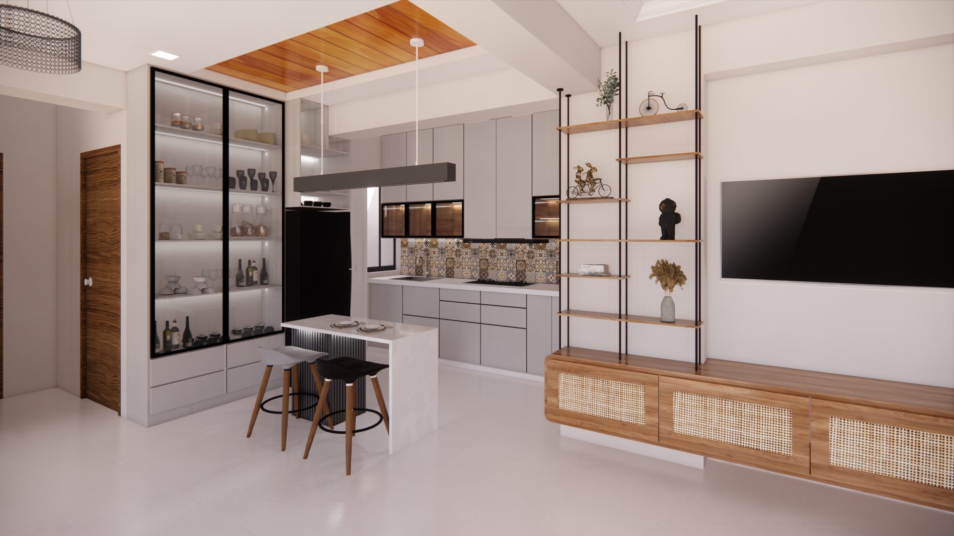 Kitchen and dining visualization